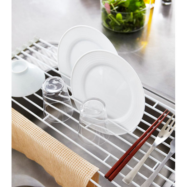 Yamazaki USA Yamazaki Home Folding Sink Drainer Rack, Large, Steel